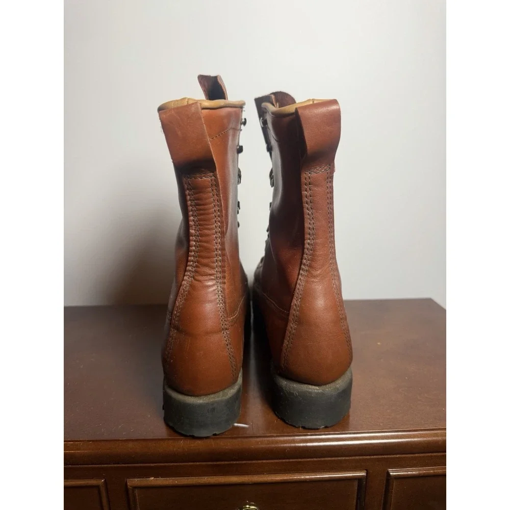 70s Vintage Red Wing Irish Setter Moc Toe Made In America Dated 02/76 Size 9
